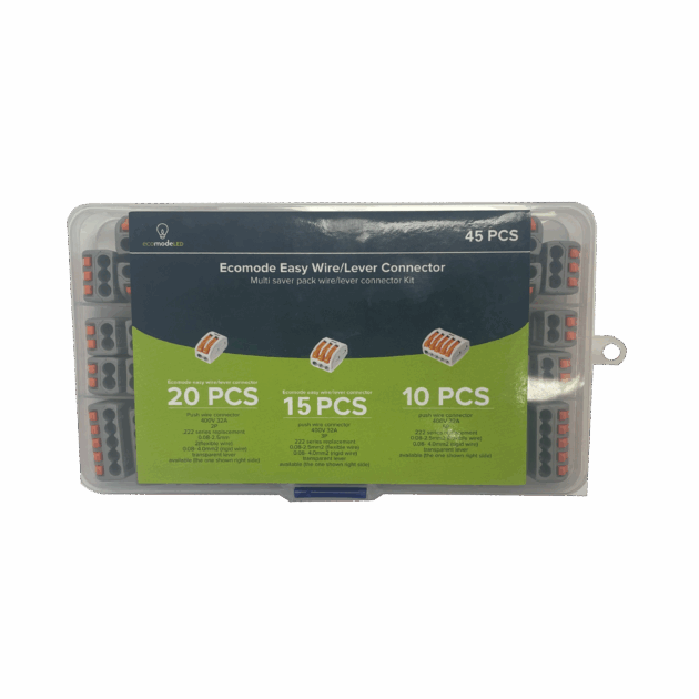 EcoMode Easy Wire & Lever Connector Mixed Kit | 45pcs