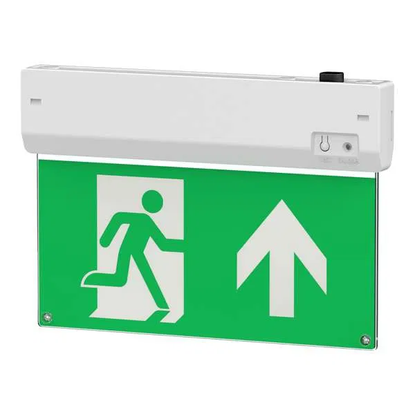 LED Emergency Double Sided Exit Sign | 2.5w | 6500k | Suspended, Recess & Flag Mounting Options