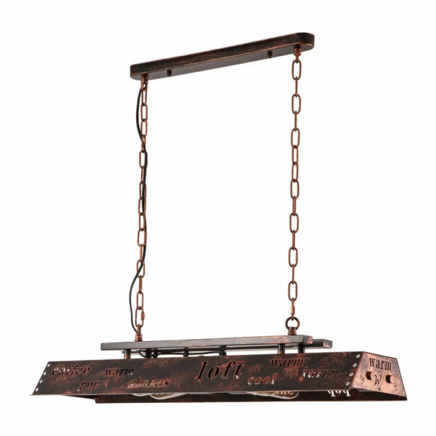 Iron Industrial Island Ceiling Light | Ideal For Snooker & Pool Tables