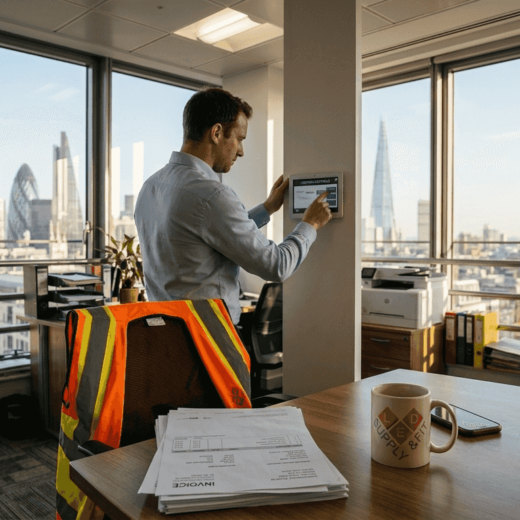 UK facilities manager adjusts office lighting controls