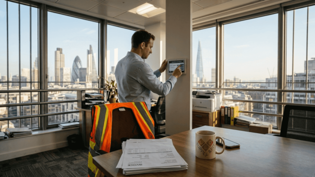 UK facilities manager adjusts office lighting controls