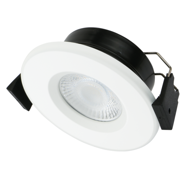 LED Fire Rated Downlight | Wattage Selectable and 4CCT | Fixed and Tilt Options
