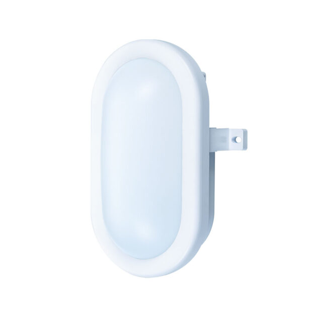 5W Oval LED Bulkhead | White Trim