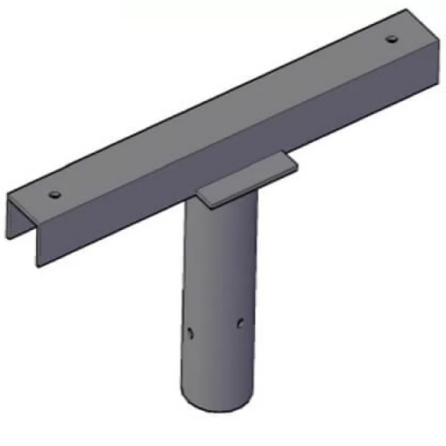 Twin Flood Light Bracket for Lamp Post/Lighting Column | Fits 76mm Column