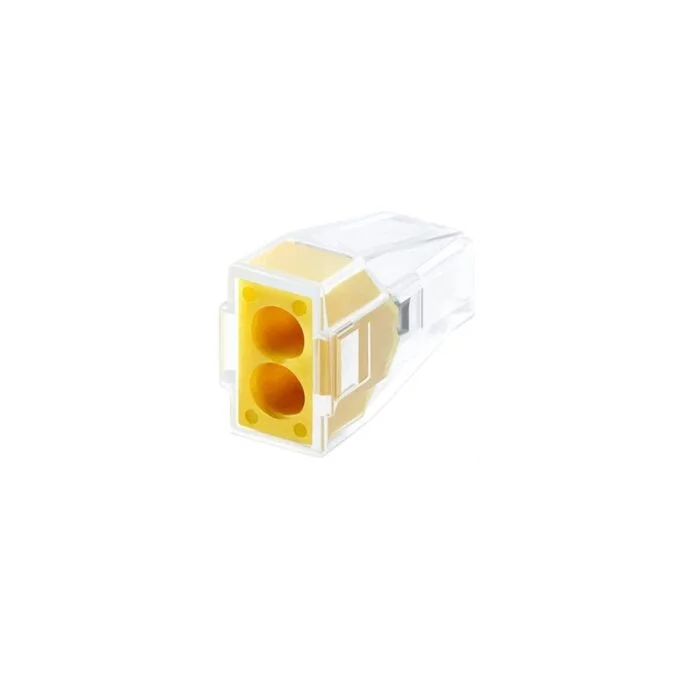 Push Wire Connector 24A | 2 Poles | Box of 100