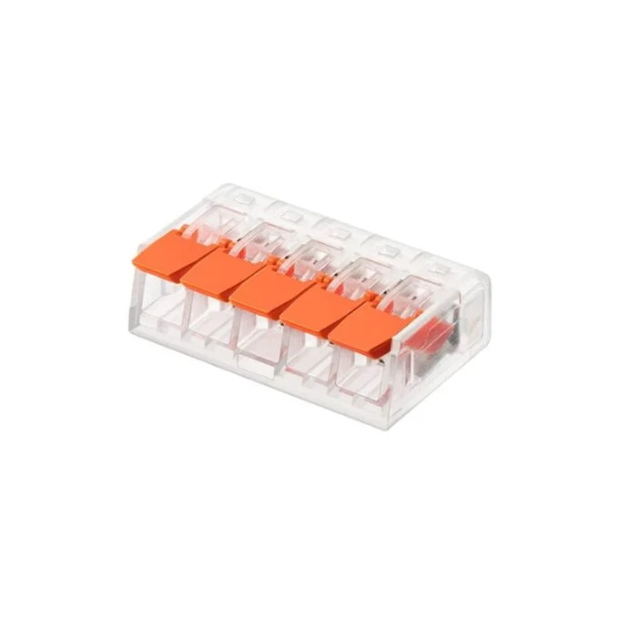 Push Wire Connector | 5 Pin | 32A | Box of 50