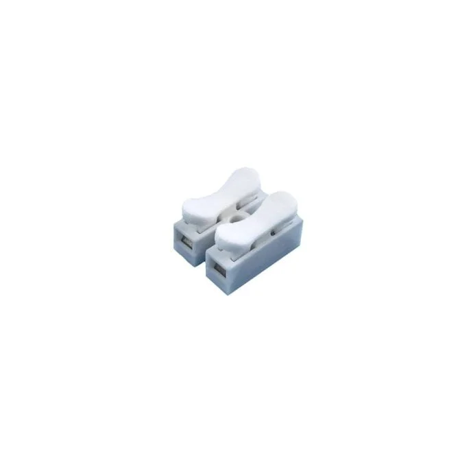 Push Wire Connector 10A | 2 Poles | Copper Contact | Box of 50