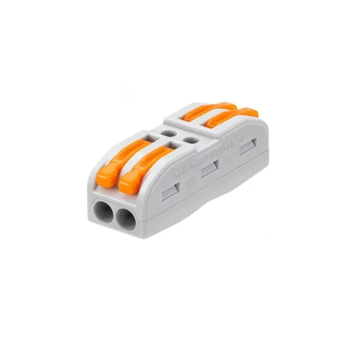 2 Lever Push In Wire Connector | 2 in 2 out | Box of 50