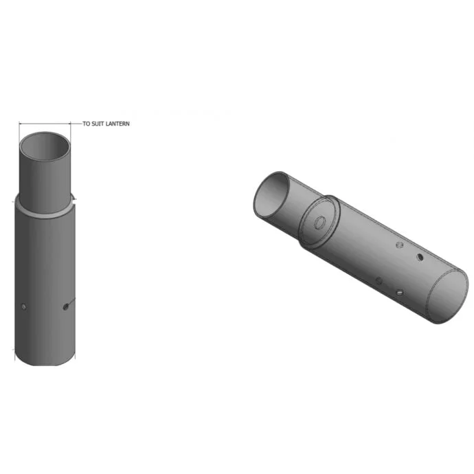 Spiggot - for LED Street Light, 82mm - 60mm